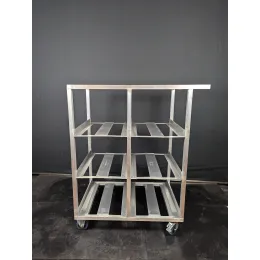 Chariot de transport 6 compartiments alu (600x400)