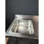Plonge inox 1 bac + vide ordure 1900x700x900