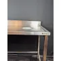 Plonge inox 1 bac + vide ordure 1900x700x900