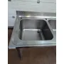 Plonge inox sur mesure 2 bacs 2200x700x900