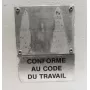 Batteur mélangeur 40 litres - plaque signalétique