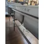 Plonge inox sur mesure 2 bacs 2200x700x900