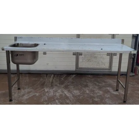 Plonge inox 1 bac 2000x600x900 - Realinox