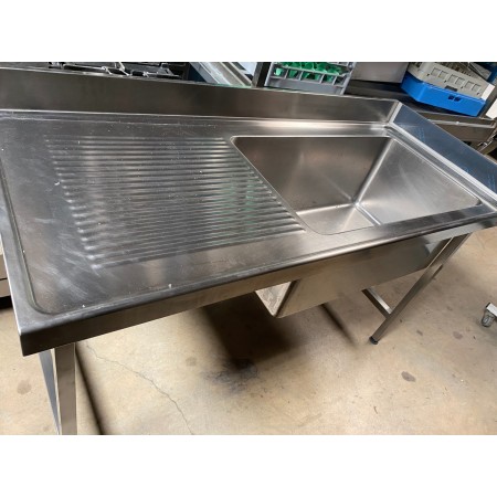 Plonge inox 1 bac