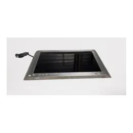 Plaque chauffante vitrocéramique - 600 x 400 - Bords arrondis - 230 V - Sofraca
