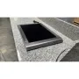 Plaque chauffante vitrocéramique - 600 x 400 - Bords arrondis - 230 V - Sofraca