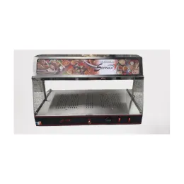 Vitrine chauffante avec bloc lumineux - GN 1/1 - 1 niveau - 230 V - Sofraca