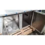 Table réfrigérée négative sans dessus -18/-22°C - 396 L - 2 portes pleines - Avec groupe logé - Dalmec