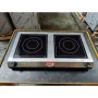 Réchaud vitrocéramique - 2 feux - 2x 300 x 300 mm - Sans détecteur de présence - 230 V/2/N/T - Sofraca