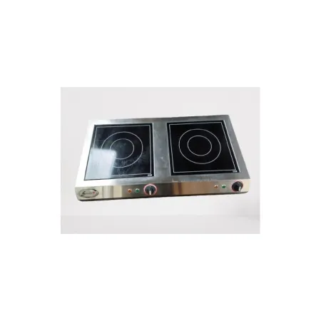 Réchaud vitrocéramique - 2 feux - Diamètre 2x 250 mm - 230 V - Sofraca