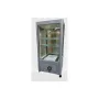 Vitrine réfrigérée positive - 4 faces vitrées - 540 litres - Fixe / Grilles chromées - 1 porte - Furnotel