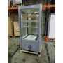 Vitrine réfrigérée positive - 4 faces vitrées - 540 litres - Fixe / Grilles chromées - 1 porte - Furnotel