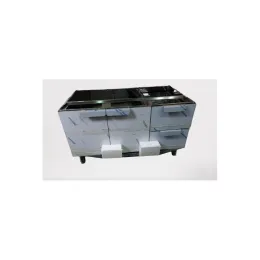 Support avec placard 2 portes / 2 tiroirs - Gamme 600 - Tecnoinox