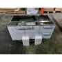 Support avec placard 2 portes / 2 tiroirs - Gamme 600 - Tecnoinox