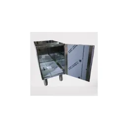Support avec placard 1 porte - Gamme 700 - Tecnoinox