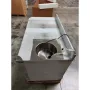Table réfrigérée 2 portes + dessus avec évier Prof 700 - Coldline