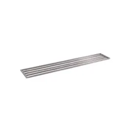 Étagère murale barreaudée en inox - Profondeur 400 mm - Longueur 2000 mm - Nosem