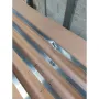 Étagère murale barreaudée en inox - Profondeur 400 mm - Longueur 2000 mm - Nosem