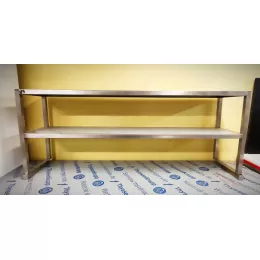 Passe-plat inox 2 niveaux