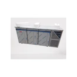 Desserte réfrigérée positive 0/+10°C - 350 L - 3 portes - Groupe logé - Dalmec
