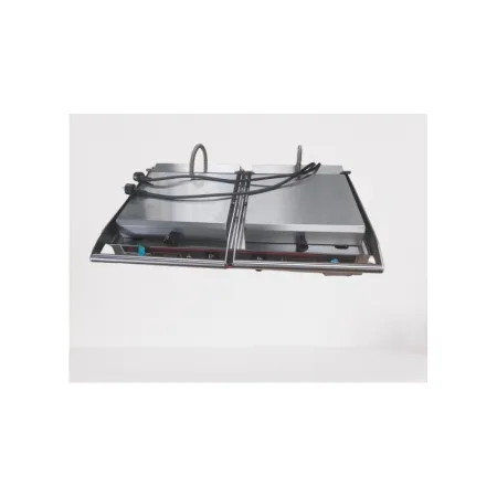 Grill vitrocéramique double - Plaques lisses - Sofraca