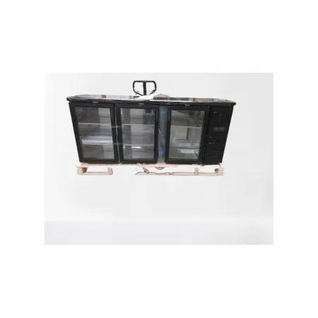 Arrière-bars skinplate - Groupe logé - 3 portes vitrées - 536 litres - Furnotel