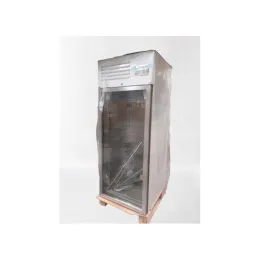 Armoire inox positive avec évaporateur ventilé - 1 porte vitrée - 700 L - Furnotel