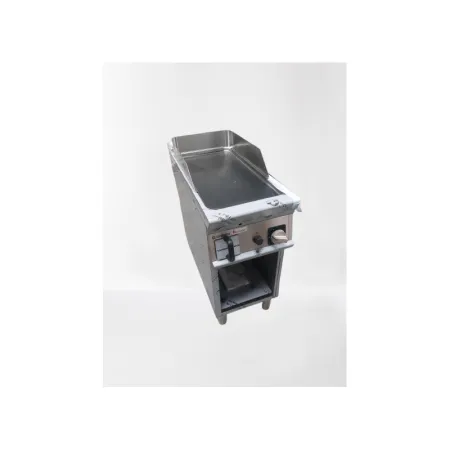 Élément monobloc plaque gaz à snacker lisse - 1 zone - Tecnoinox