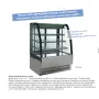 Vitrine réfrigérée - groupe logé vitrage bombé - Isotech