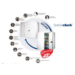 CHAMBRE FROIDE POSITIVE 10.33M3 - 1640 X 3160 avec SOL - Isotech