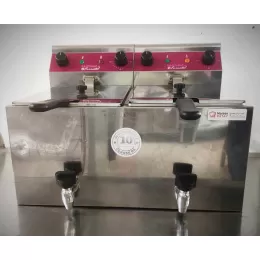 Friteuse électrique double 2x9 litres