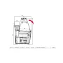 Vitrine thea s 125vdgl blanche - Isotech