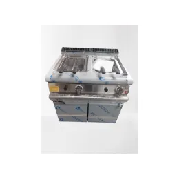 Friteuse gaz monobloc - 15 + 15 litres - Gamme Queen 700 - Baron Professional