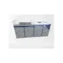 Desserte réfrigérée positive 0/+10°C - 350 L - Sans dessus - 3 portes - Avec groupe logé - Dalmec