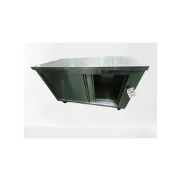 Meuble central inox chauffant profondeur 700 mm - Longueur 1400 mm - Simple face - Nosem