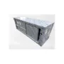 Meuble central inox chauffant profondeur 700 mm - Longueur 2000 mm - Simple face - Nosem