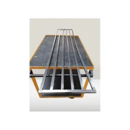 Étagère murale barreaudée en inox - Profondeur 400 mm - Longueur 1800 mm - Nosem