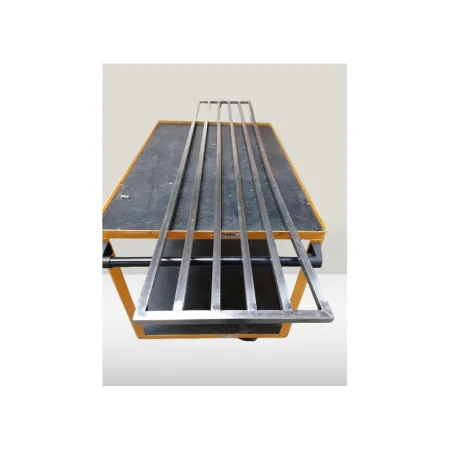 Etagère murale barreaudée en inox - Profondeur 400 mm - Longueur 1800 mm - Nosem
