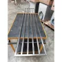 Etagère murale barreaudée en inox - Profondeur 400 mm - Longueur 1800 mm - Nosem