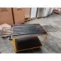 Etagère murale barreaudée en inox - Profondeur 400 mm - Longueur 1800 mm - Nosem