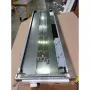 Table adossée inox profondeur 700 mm - Longueur 2000 mm - Avec étagère - Nosem