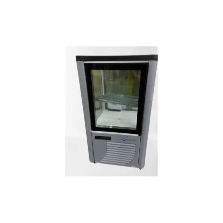 Vitrine réfrigérée positive - 4 faces vitrées - 230 litres - Fixe / Grilles chromées - 1 porte - Furnotel